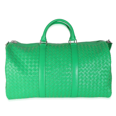 Parakeet Nappa Intrecciato Large Duffle Bag