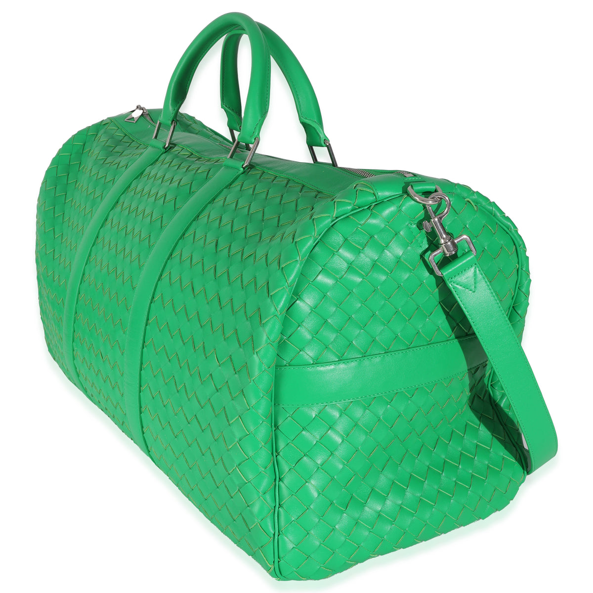 Parakeet Nappa Intrecciato Large Duffle Bag