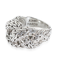 Sterling Silver  Classic Chain Braided Knot Ring
