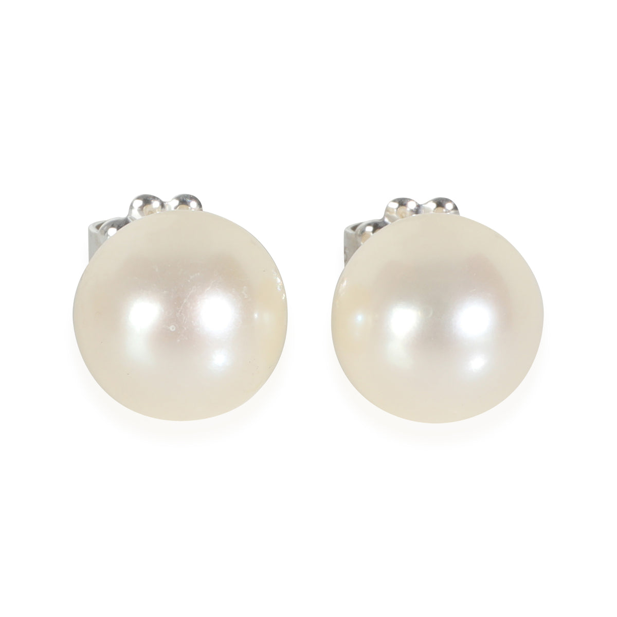 Sterling Silver Pearl Ziegfeld Earrings