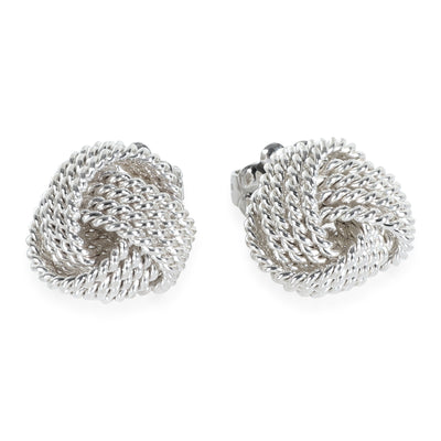 Sterling Silver  Twist Knot Earrings