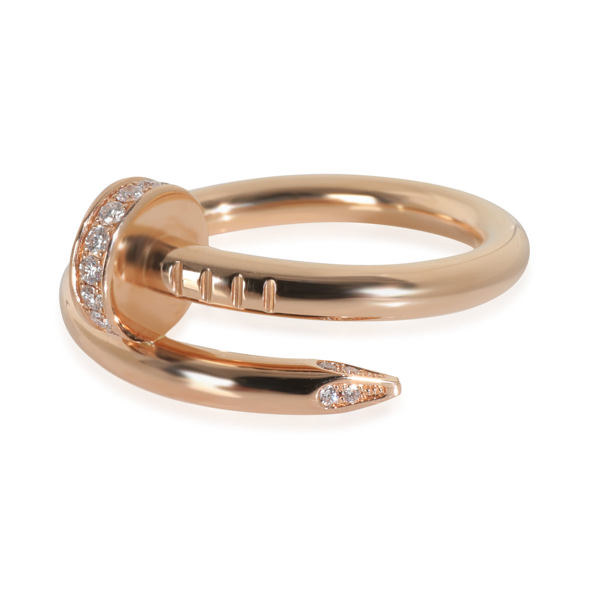 Rose Gold Diamond Juste Un Clou Ring