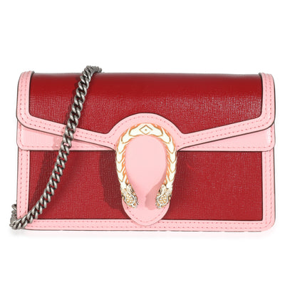 Pink Azalea Calfskin Enamel Super Mini Dionysus