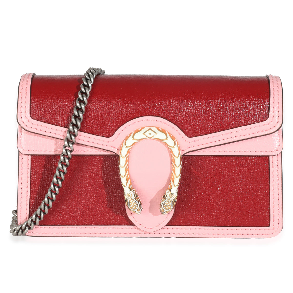 Pink Azalea Calfskin Enamel Super Mini Dionysus