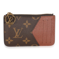 Cognac Monogram Canvas Romy Card Holder