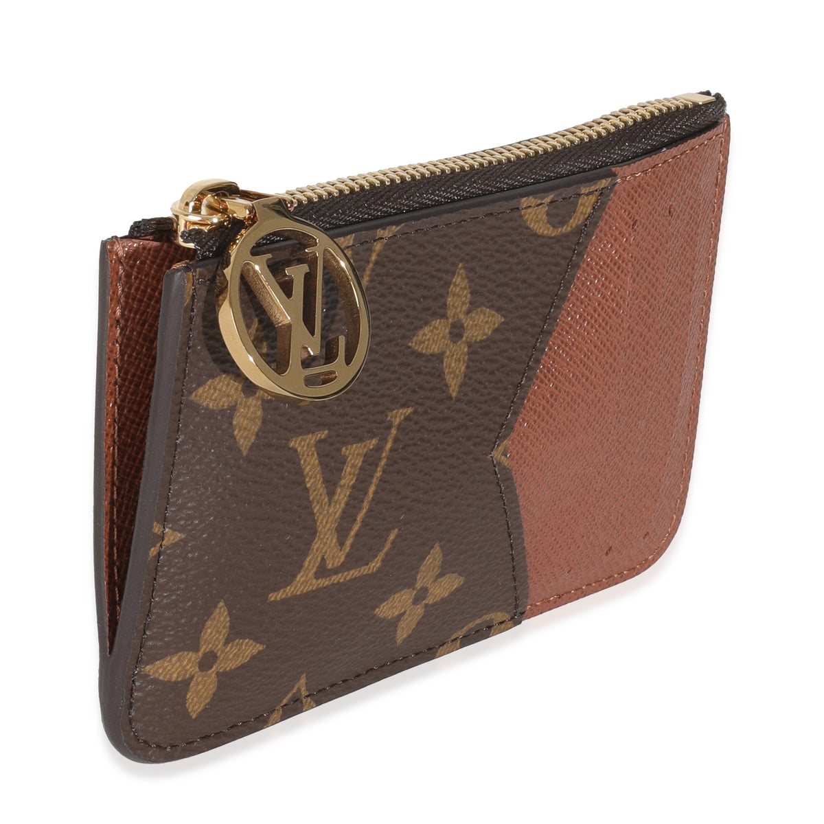 Cognac Monogram Canvas Romy Card Holder