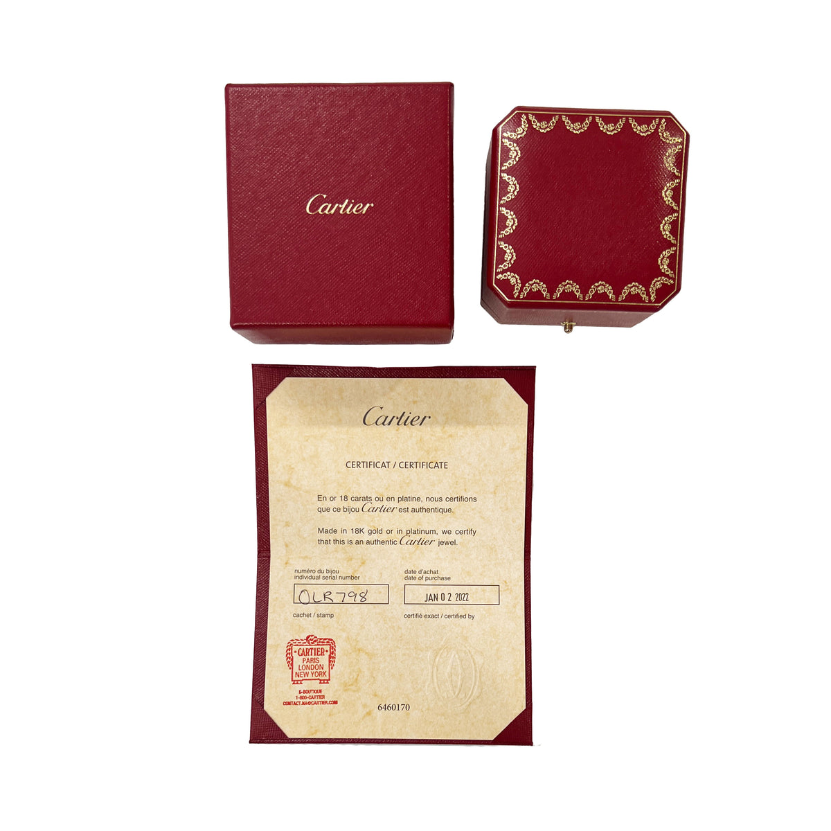 White Gold  Small Model Love Ring