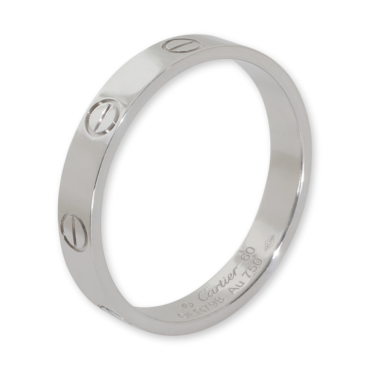 White Gold  Small Model Love Ring