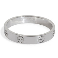 White Gold  Small Model Love Ring