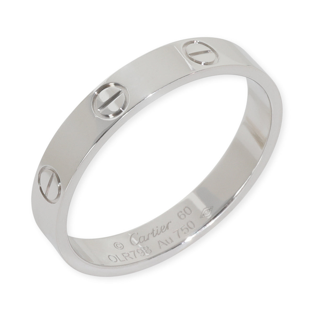 White Gold  Small Model Love Ring