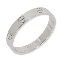 White Gold  Small Model Love Ring