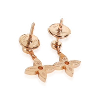 Rose Gold Diamond Idylle Blossom Earrings