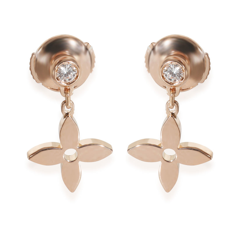 Rose Gold Diamond Idylle Blossom Earrings