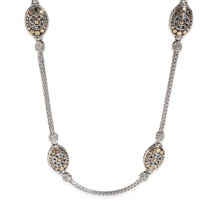 Yellow Gold & Sterling Silver  Dot Collection Necklace