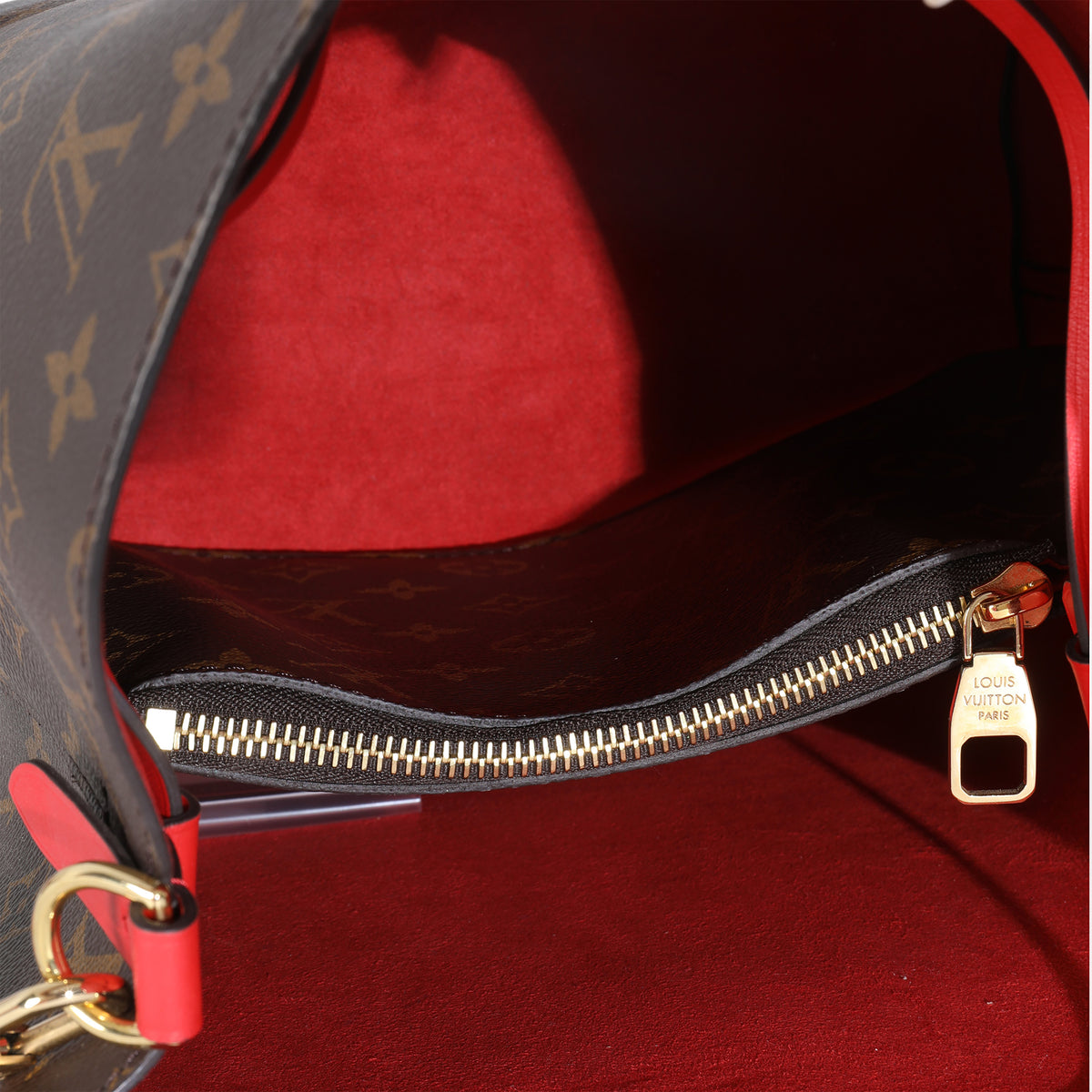 Coquelicot Monogram Canvas Neonoe MM