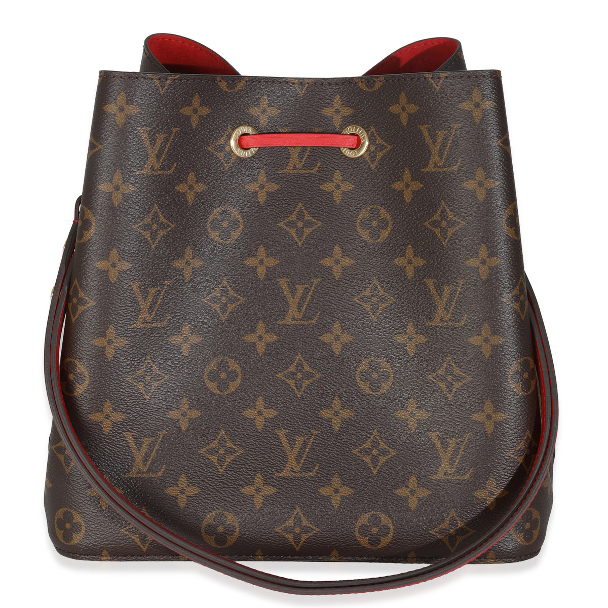 Coquelicot Monogram Canvas Neonoe MM