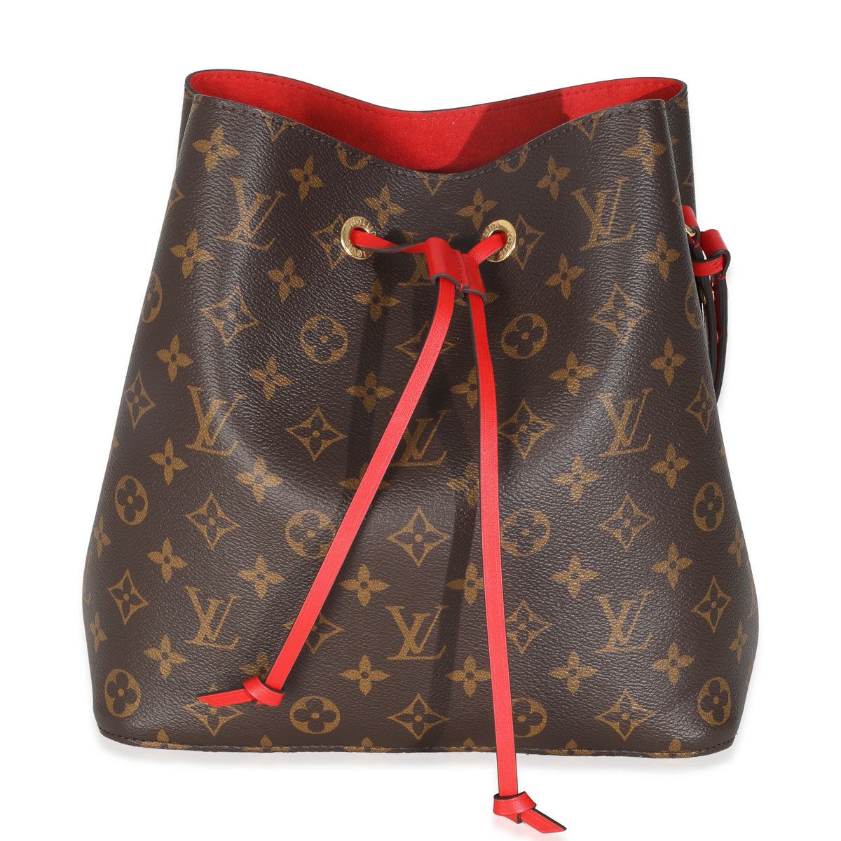 Coquelicot Monogram Canvas Neonoe MM