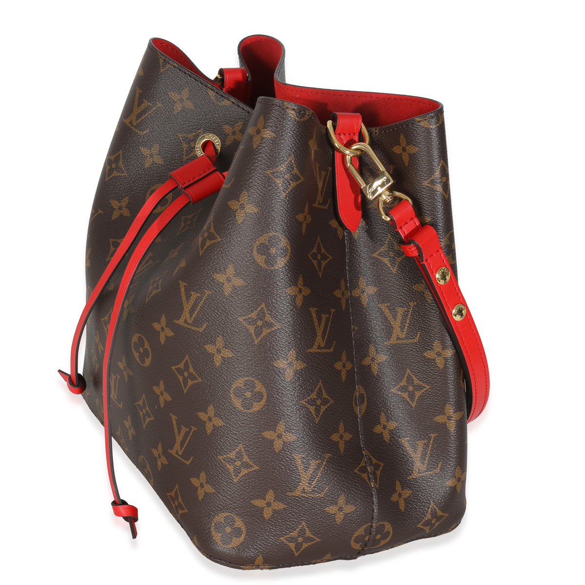 Coquelicot Monogram Canvas Neonoe MM