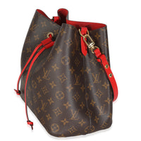 Coquelicot Monogram Canvas Neonoe MM