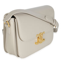 Chalk Shiny Calfskin Classique Triomphe Bag