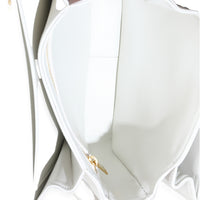 Rice Shiny Calfskin Classique Triomphe Bag