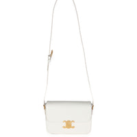 Rice Shiny Calfskin Classique Triomphe Bag