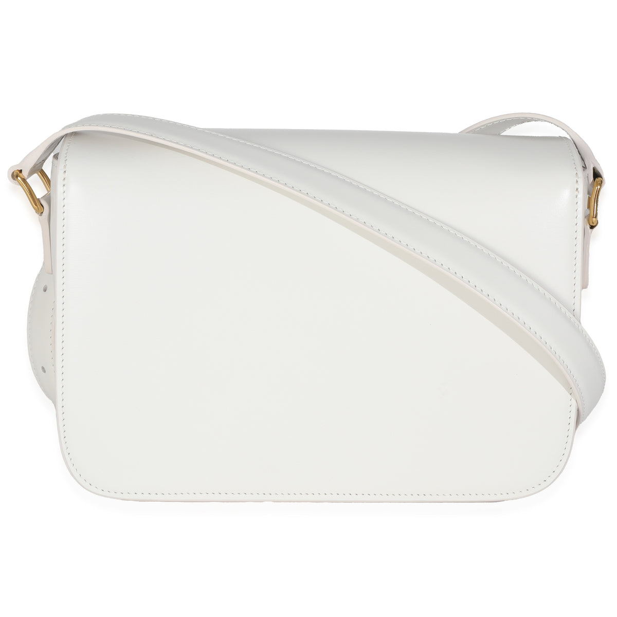 Rice Shiny Calfskin Classique Triomphe Bag