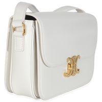 Rice Shiny Calfskin Classique Triomphe Bag