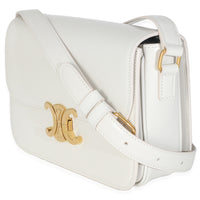 Rice Shiny Calfskin Classique Triomphe Bag