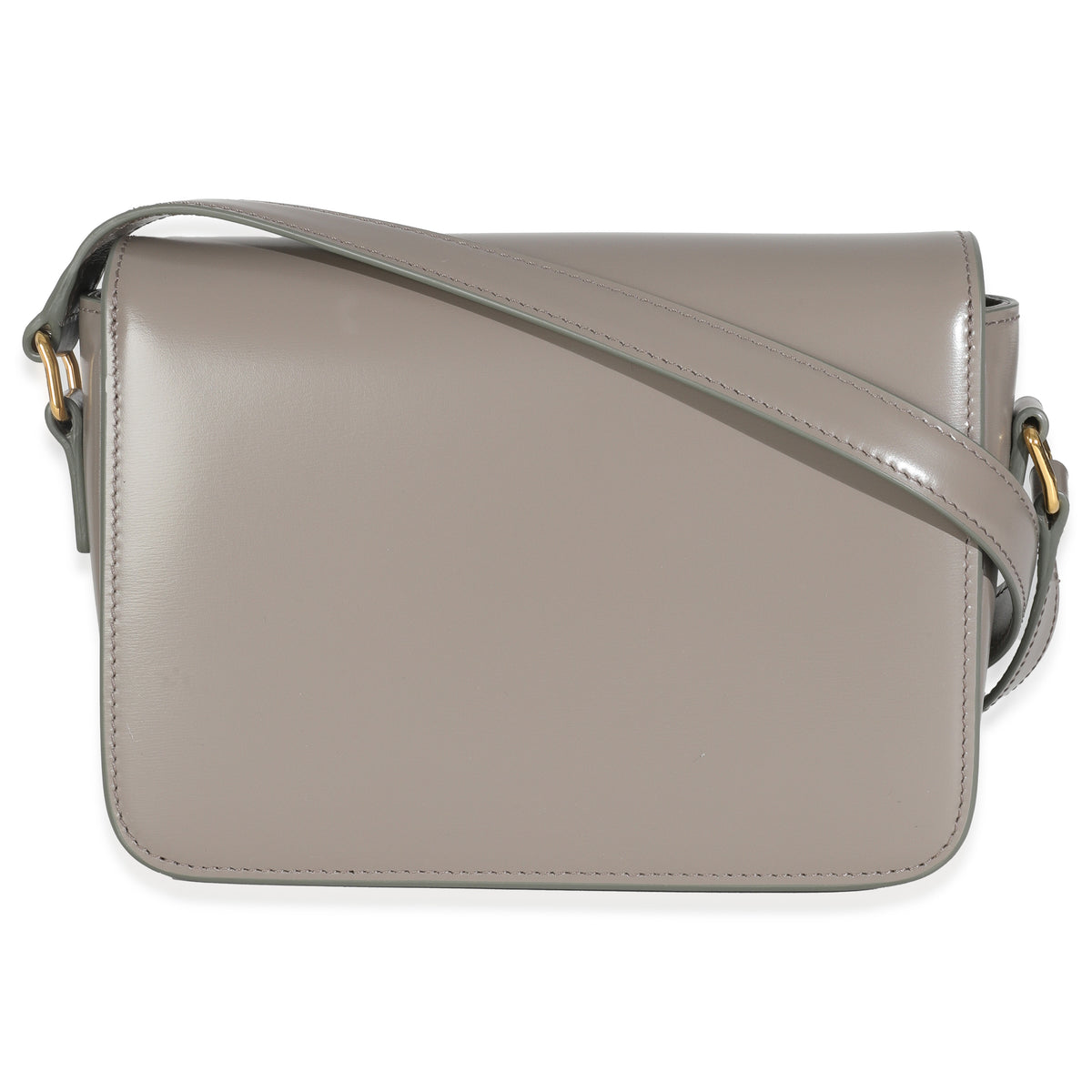 Pebble Shiny Calfskin Teen Triomphe Bag