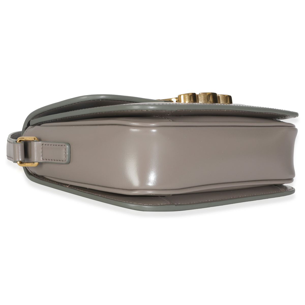 Pebble Shiny Calfskin Teen Triomphe Bag