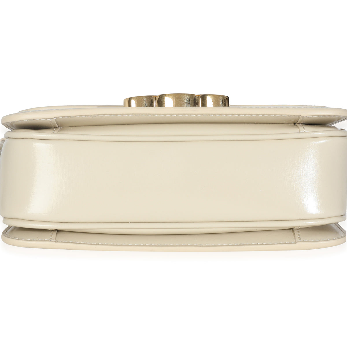 Limestone Shiny Calfskin Teen Triomphe Bag