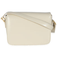 Limestone Shiny Calfskin Teen Triomphe Bag