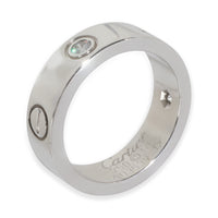 White Gold Diamond Love Ring