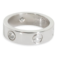 White Gold Diamond Love Ring