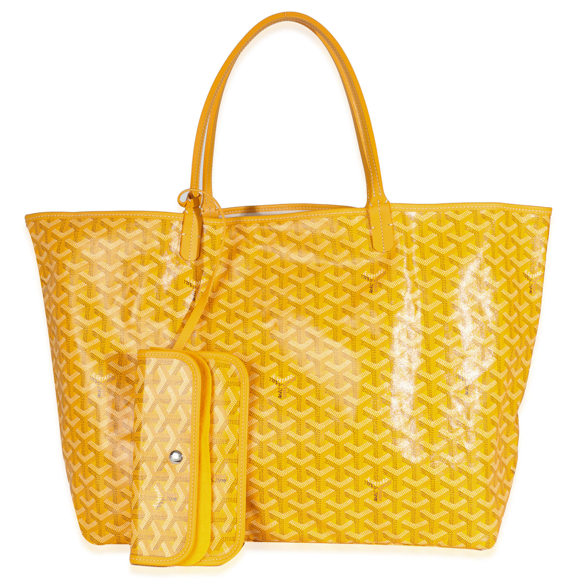 Yellow Goyardine Canvas Saint Louis GM