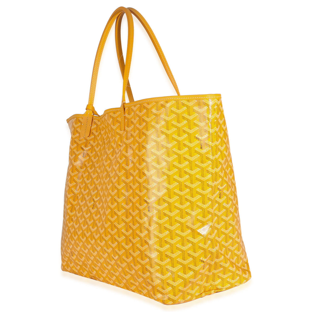 Yellow Goyardine Canvas Saint Louis GM
