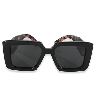 SPR23Y Purple Black Acetate Rectangle Frame Sunglasses