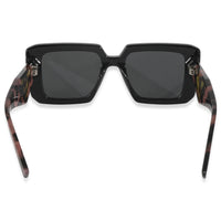 SPR23Y Purple Black Acetate Rectangle Frame Sunglasses