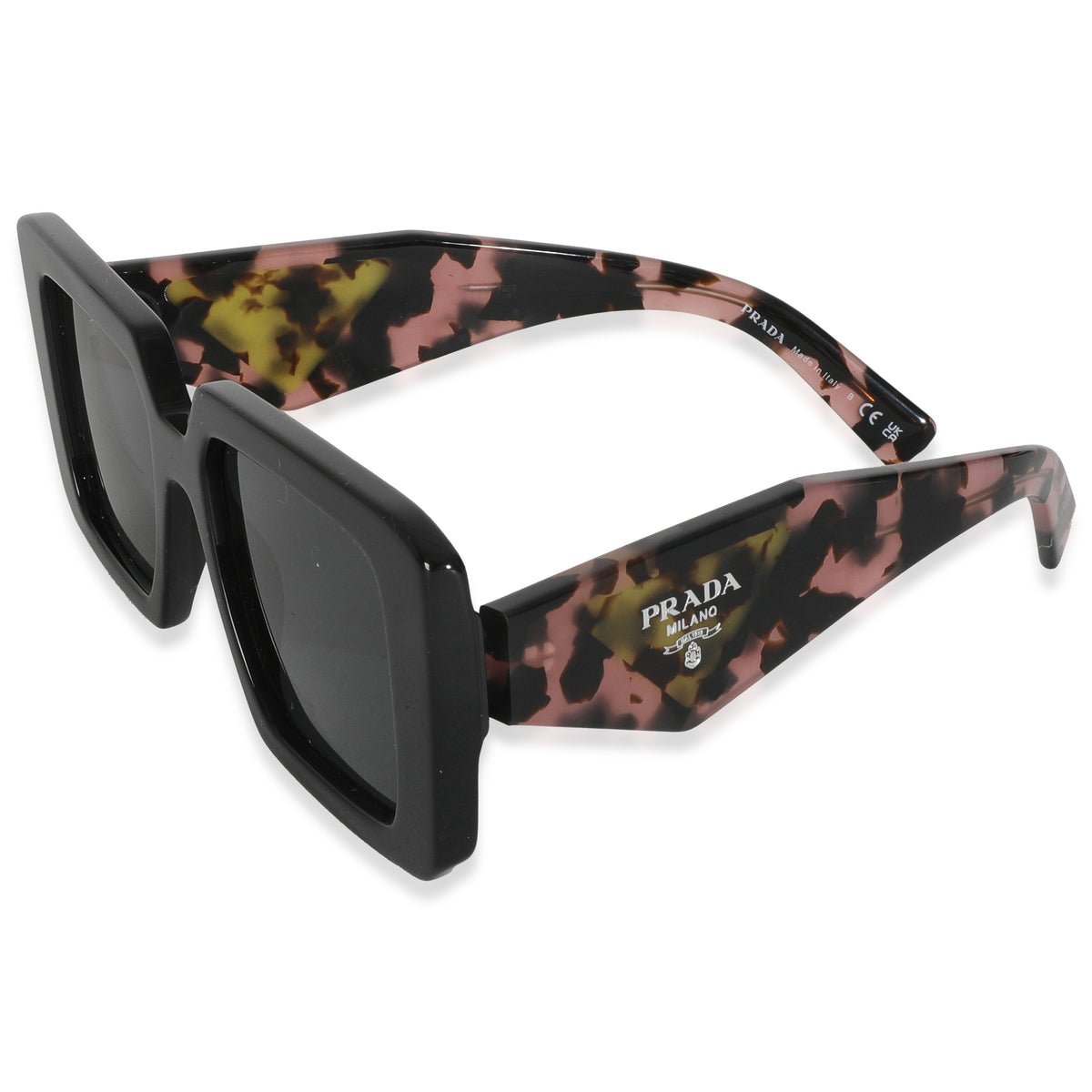 SPR23Y Purple Black Acetate Rectangle Frame Sunglasses