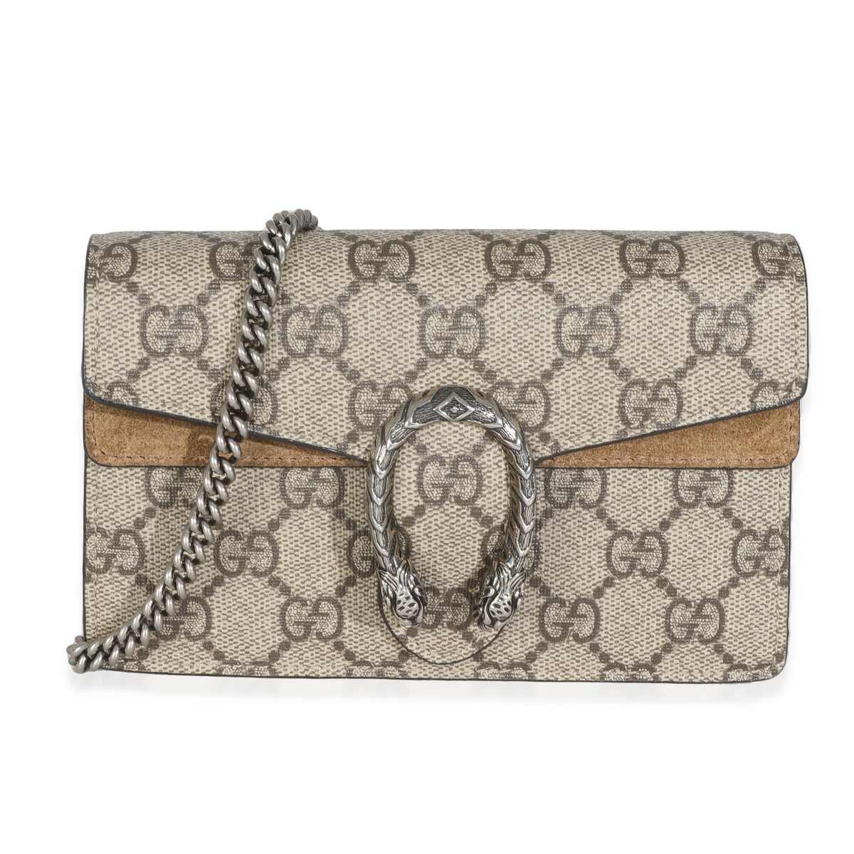Beige GG Supreme Canvas Super Mini Dionysus