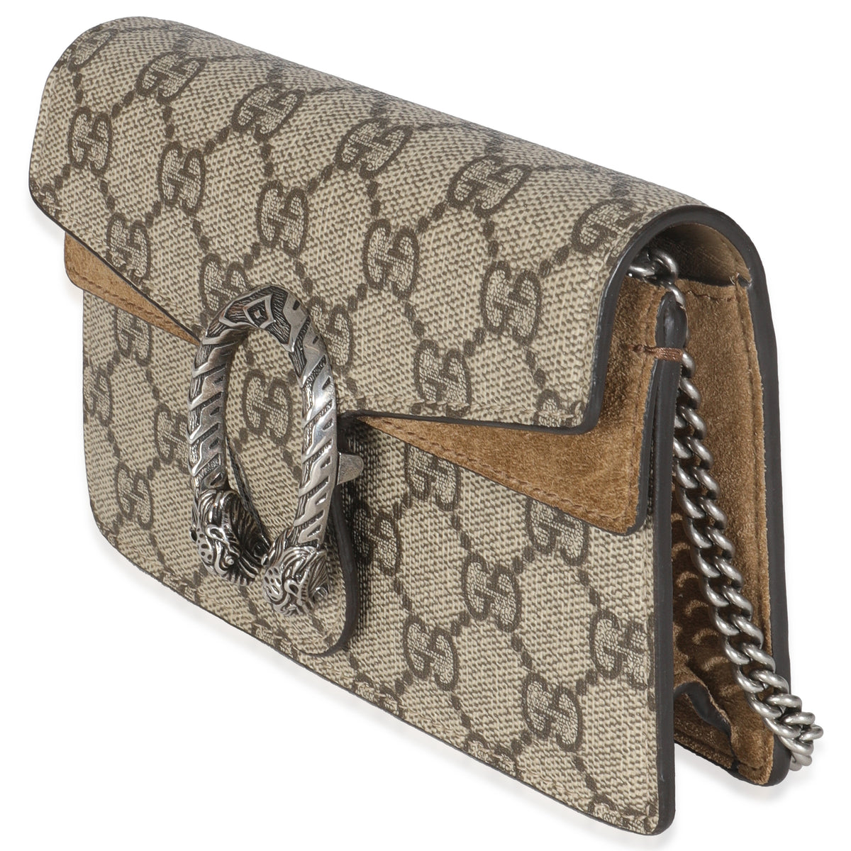 Beige GG Supreme Canvas Super Mini Dionysus