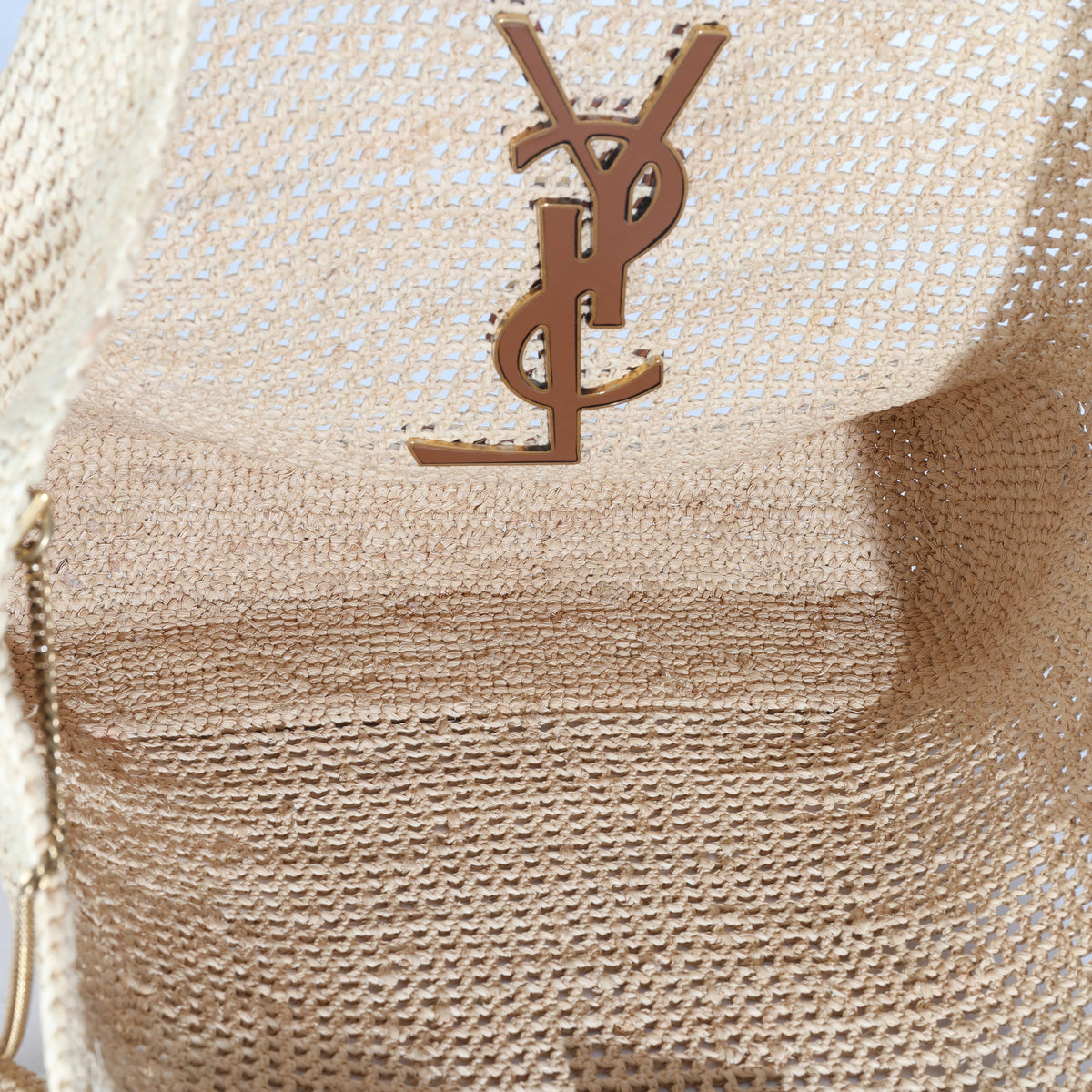 Beige Natural Raffia Icare Maxi Shopping Tote