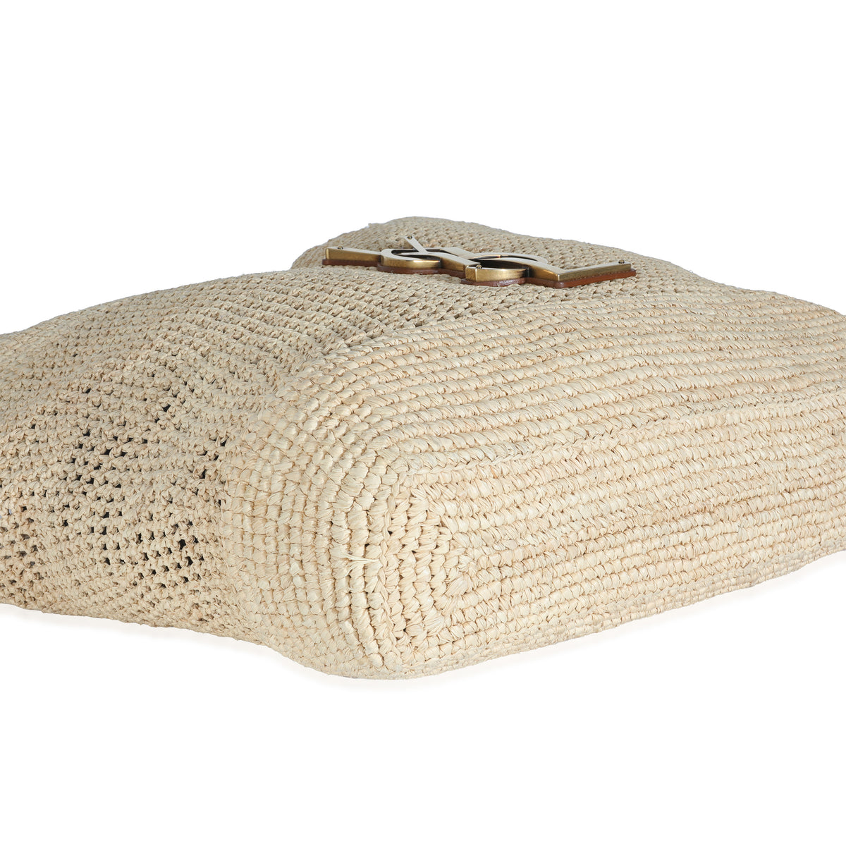 Beige Natural Raffia Icare Maxi Shopping Tote
