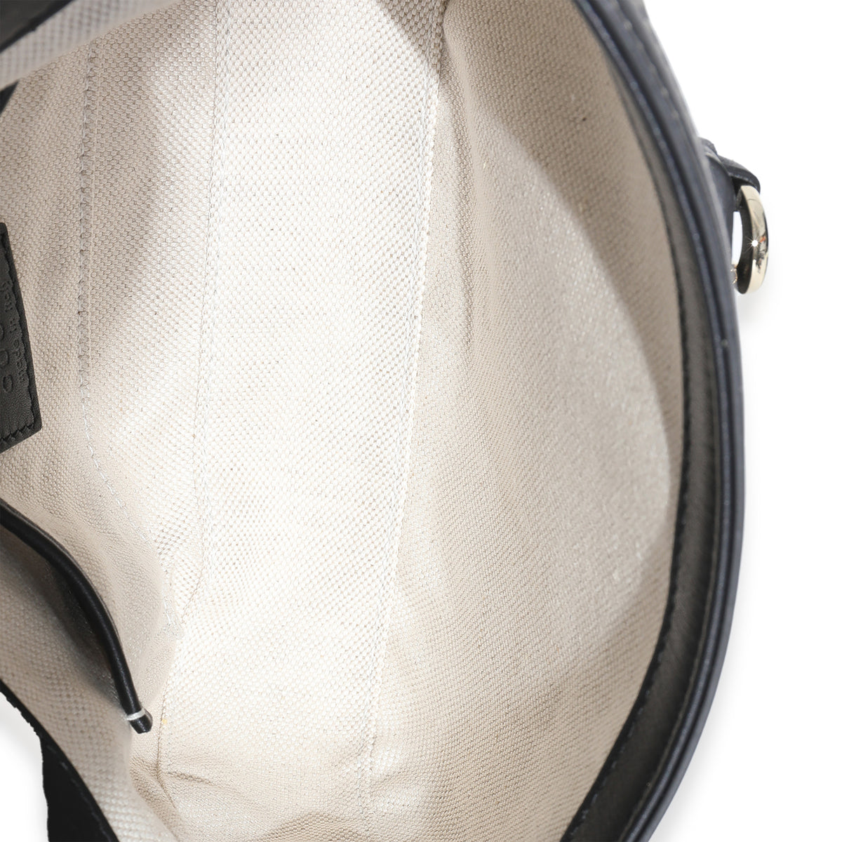 Black Beige GG Supreme Monogram Mini Horsebit 1955 Shoulder Bag