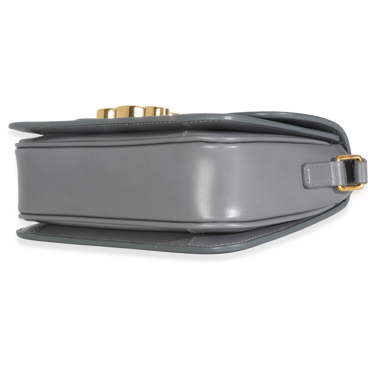 Anthracite Shiny Calfskin Teen Triomphe Bag