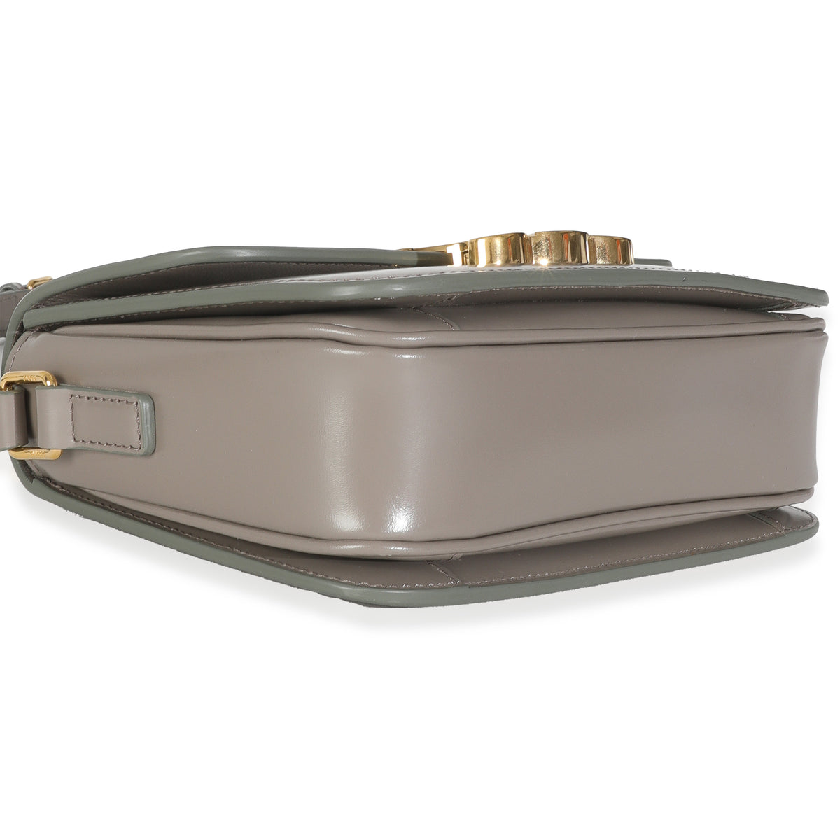 Pebble Shiny Calfskin Teen Triomphe Bag