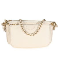 Cream Giant Monogram Empreinte Multi Pochette Accessoires