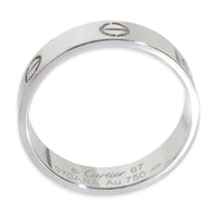 White Gold  Love Ring