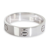 White Gold  Love Ring